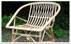 Плетеное кресло-ракушка Сказка